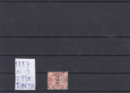 ÄGYPTEN - EGYPT - EGYPTIAN - PORTOMAKEN - DUES - DAMGHA - 1886 Mi: 9 - TANTA  GESTEMPELT - Dienstzegels