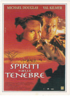 CINEMA - SPIRITI NELLE TENEBRE- 1996 - PICCOLA LOCANDINA CM. 14X10 - Pubblicitari