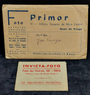 C6/8 - 2 Envelopes * Foto Primor / Invicta Foto * Loja Comercial * Publicidade * Sever Do Vouga /Porto * Portugal - Ohne Zuordnung