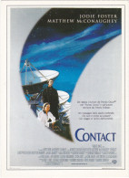 CINEMA - CONTACT - 1997 - PICCOLA LOCANDINA CM. 14X10 - Cinema Advertisement