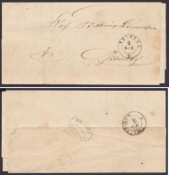 "Waldkirch Postablage Cütenbach", Bedarfsbrief 1867 - Covers & Documents