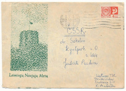 Solo Stationery Cover / Happy New Year - 21 December 1967 Druskininkai, Lithuania SSR, Lituanica - Cartas & Documentos