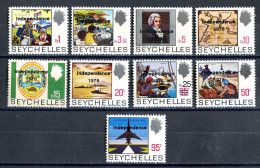 8194 BCXX 1976 Seychelles Scott # 361-69 MNH** Cv$29.30 - Seychellen (...-1976)
