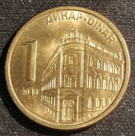 SERBIE - SERBIA - 1 DINAR 2013 - 2e Armoiries - KM 54 - Servië