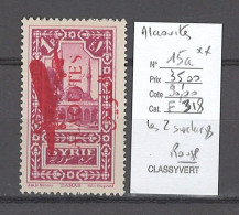 Alaouites - Yvert 15a - Les 2 Surcharges En Rouge - SANS CHARNIERE - Luxe - Nuovi