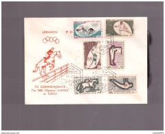 Libano - 23 1 1965 Fdc Giochi Olimpici - Lebanon