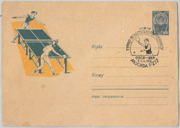 59881 - USSR - POSTAL HISTORY: STATIONERY COVER 1962 -  PING PONG Table Tennis - Tischtennis