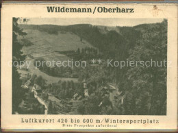 41549609 Wildemann Hoehenluftkurort Wintersportplatz Bergstadt Sage Klappkarte W - Wildemann