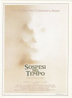 CINEMA - SOSPESI NEL TEMPO - 1996 - PICCOLA LOCANDINA CM. 14X10 - Cinema Advertisement