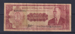 PARAGUAY - 1963 10 Guaranies Circulated Banknote - Filippine