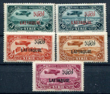 Lattaquié    PA  5 ** - 7/9 ** - 11 ** - Unused Stamps