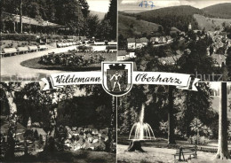 41549326 Wildemann Kurpark Ortsansicht Mit Kirche Fontaene Hoehenluftkurort Wild - Wildemann