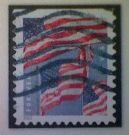 United States, Scott #5659, Used(o) Booklet, 2022, Flag Definitive, (58¢) Forever - Gebraucht