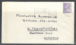 Great Britain - United Kingdom. Stamp Sc. 630 On Letter, Sent From Leicester On 22.08.1972 To Germany - Brieven En Documenten