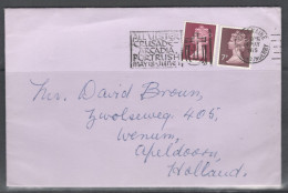 Great Britain - United Kingdom. Stamp Sc. 623, 631B On Letter, Sent From Coleraine On 14.05.1975 To Holland - Brieven En Documenten