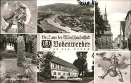 41548944 Bodenwerder Karikatur Muenchhausen Grotte Muenchhausens Geburtshaus Str - Bodenwerder