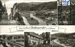 41548939 Bodenwerder Partie An Der Kirche Blick Ueber Die Weser Bruecke Muenchha - Bodenwerder