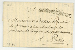 ARMEE DE FLANDRE Nevele Deinze Gand 1744 Autograph Prince De Croy (1718-1784) Marechal De France - Armeestempel (vor 1900)