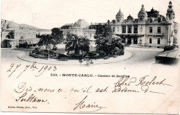 MONACO -- MONTE CARLO -- CPA Précurseur -- Casino Et Jardins - Casino