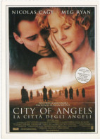 CINEMA - CITY OF ANGELS - LA CITTA' DEGLI ANGELI - 1998 - PICCOLA LOCANDINA CM. 14X10 - Pubblicitari