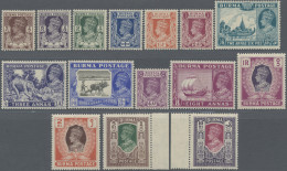 Birma / Burma / Myanmar: 1939/47, British Civil Administration 1946 Definitives, - Myanmar (Birma 1948-...)