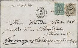 China - Foreign Offices: France, 1880 (May 11) Envelope Via Brindisi To Oldenbur - Altri