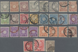 Japanese Post In Corea: 1900, Mint And Used On Stockcard, All Genuine Ovpts., Po - Military Service Stamps