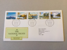 Grande-Bretagne  FDC The National Trusts 1981 - 1981-1990 Em. Décimales