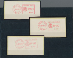 Macao: 1984, 20 July, Postage Meter Proofs "000.00", Three Pieces "H 001", "H 00 - Andere