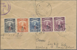 Malayan States - Sarawak: 1947-49 Three Covers Including First Day Cover Of Comp - Altri