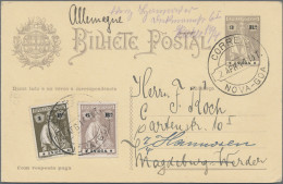 Portugese India - Postal Stationery: 1895, Group Of Five Stationery Cards Used, - Inde Portugaise