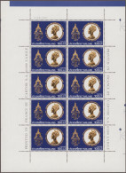 Thailand: 1992 Queen Sirikit's Birthday 100b., Miniature Sheet Of 10 As Final Pr - Thaïlande