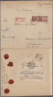 China: 1925/2008, CHINA/HONGKONG, Lot With About 30 Letters, Cards And Stationar - Briefe U. Dokumente