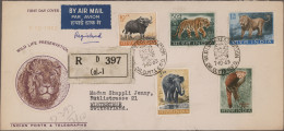 India: 1956/1967 About 85 FDC's Sent To Switzerland, Obviously All Different, Fr - Briefe U. Dokumente