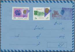 Iran - Postal Stationery: 1956/1980 (ca.), Collection Of 42 Unused Airlettershee - Irán