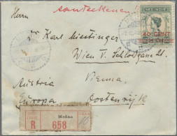 Dutch India: 1922-32: Group Of 11 Covers To Austria, With A Wide Range Of Postma - Niederländisch-Indien