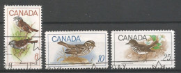 Canada 1969 Birds Y.T. 422/424 (0) - Usati