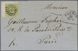 Bayern - Marken Und Briefe: 1862, 12 Kr. Grün, Entwertet Mit Geschlossenem Mühlr - Andere & Zonder Classificatie