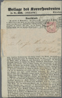 Bayern - Marken Und Briefe: 1870, 3 Kr. Karminrosa, Wasserzeichen 16 Mm Rauten, - Autres & Non Classés