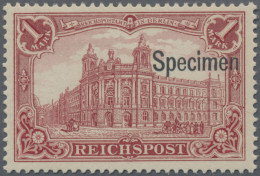 Deutsches Reich - Germania: 1900 Kompletter Satz Der Vier Markwerte Je Mit Aufdr - Unused Stamps
