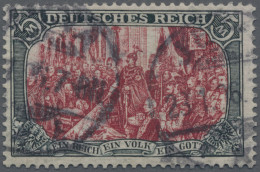 Deutsches Reich - Germania: 1902 'Reichsgründungsgedenkfeier' 5 M. Grünschwarz/d - Usados