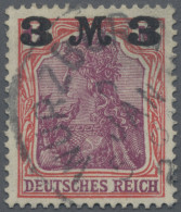 Deutsches Reich - Germania: 1921 3 M. Auf 1¼ M. Karminrot/dunkelkarminlila Mit S - Gebruikt