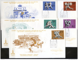 Russie 1977 N° 4381-4385 MNH ** - FDC