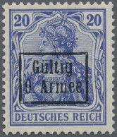 Deutsche Besetzung I. WK: Rumänien - 9. Armee: 1918 "Gültig 9. Armee" Auf 20 (Pf - Ocupación 1914 – 18