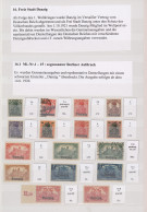 Danzig: 1920-1921 Spezialisierte Sammlung Der Germania-Ausgaben, Postfrisch Bzw. - Other & Unclassified