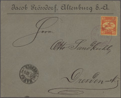 Deutsches Reich - Privatpost (Stadtpost): 1893, ALTENBURG, Auswärtiger Verkehr D - Postes Privées & Locales