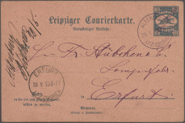 Deutsches Reich - Privatpost (Stadtpost): 1893, ALTENBURG, Auswärtiger Verkehr D - Privatpost