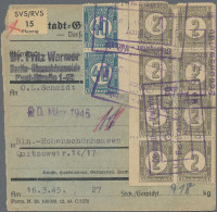 Deutsches Reich - Privatpost (Stadtpost): 1944, BERLIN/Stadt-Güter-Verkehr, 3x 3 - Private & Local Mails