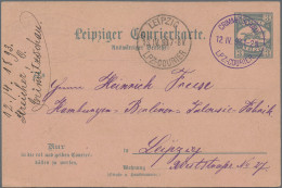 Deutsches Reich - Privatpost (Stadtpost): 1893, CRIMMITSCHAU, Auswärtiger Verkeh - Private & Lokale Post