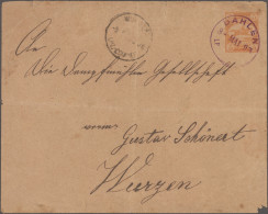 Deutsches Reich - Privatpost (Stadtpost): 1893, DAHLEN, Auswärtiger Verkehr Des - Correos Privados & Locales